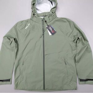 RLX Ralph Lauren Golf Hooded Green XXL Jacket Water Repellant Classic Fit